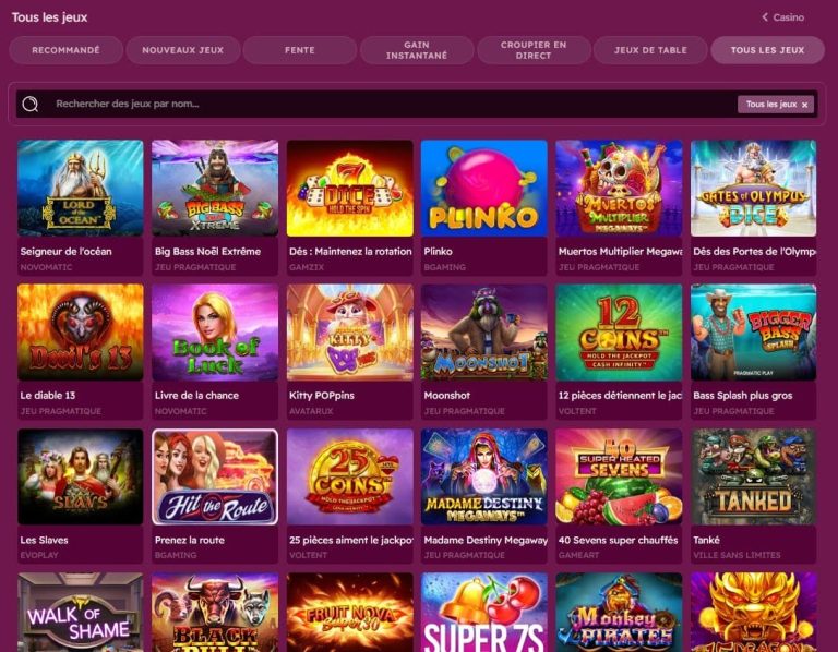 Let's Jackpot Casino jeux