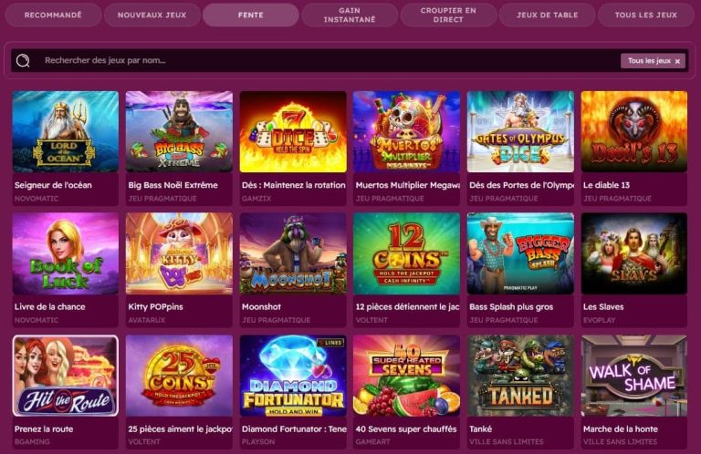 Let's Jackpot Casino machines à sous